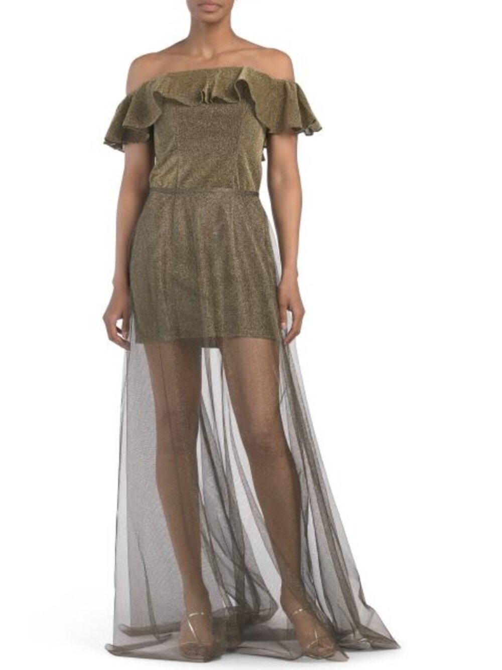 RENE BY RENE RUIZ Off The Shoulder Gown